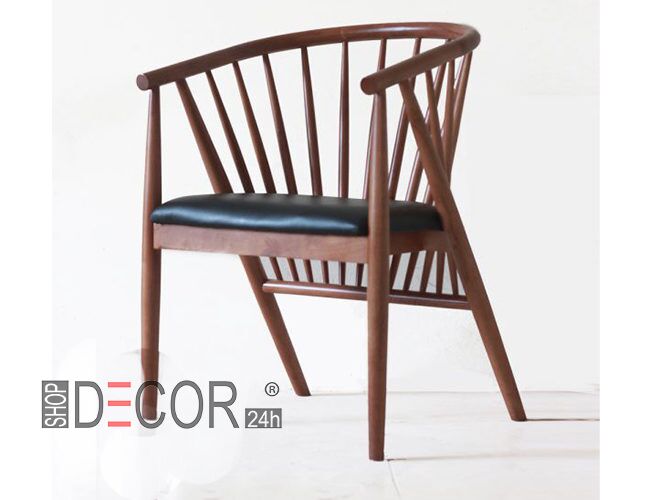 Ghế cafe Genny gỗ tự nhiên đẹp-PK-G-115