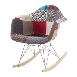 Ghế Eames Bập bênh Vải Khung Thuyền Bành Siêu Hot-PK-G-122