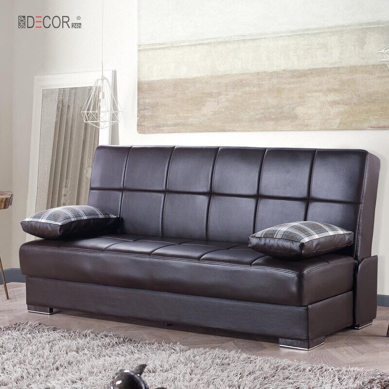 Ghế sofa giường da không thành 2 gối-PK-GS-109