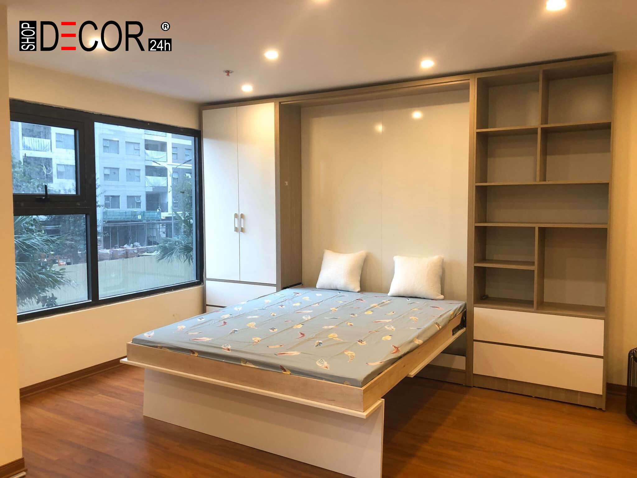 Tủ giường thông minh kèm với tủ quần áo- PN-GN-110