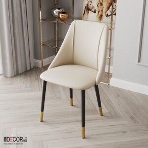GHẾ LISA BỌC DA CHÂN SẮT SƠN TĨNH ĐIỆN PK-GBD-106